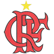 Matriz de Bordado Letras Clube de Regatas do Flamengo 